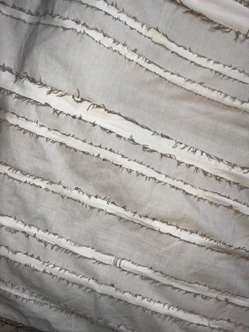 Ruffled Stripe Comforter and Pillow Covers